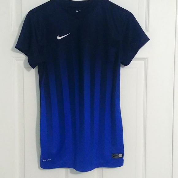 Nike Dry Fit Men's Soccer Short Sleeve - Picture 1 of 8
